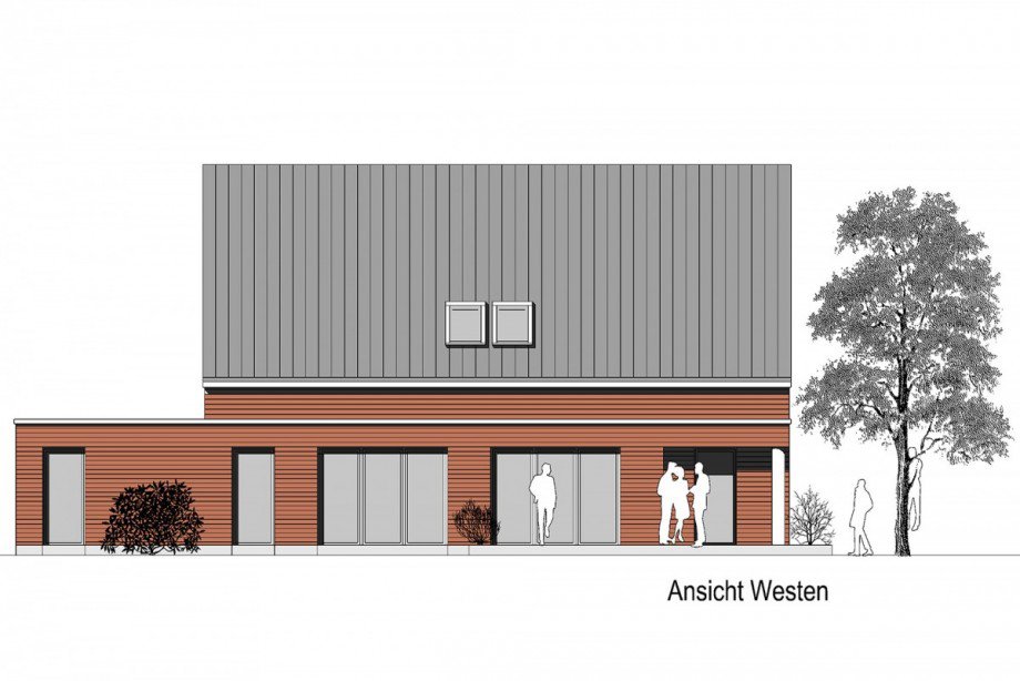 Ansicht - Westen Einfamilienhaus Bocholt