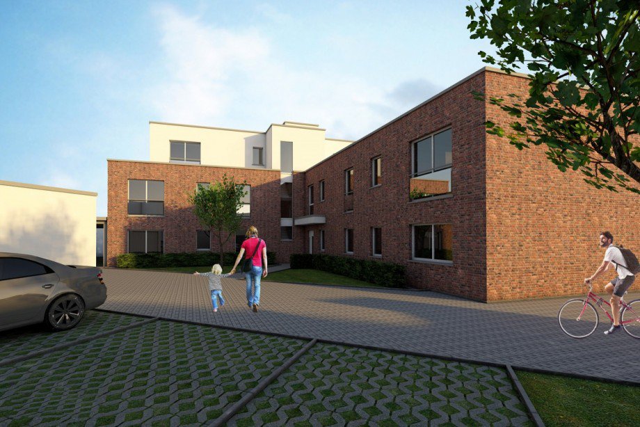 Ansicht des Hauses Wohnung Isselburg
