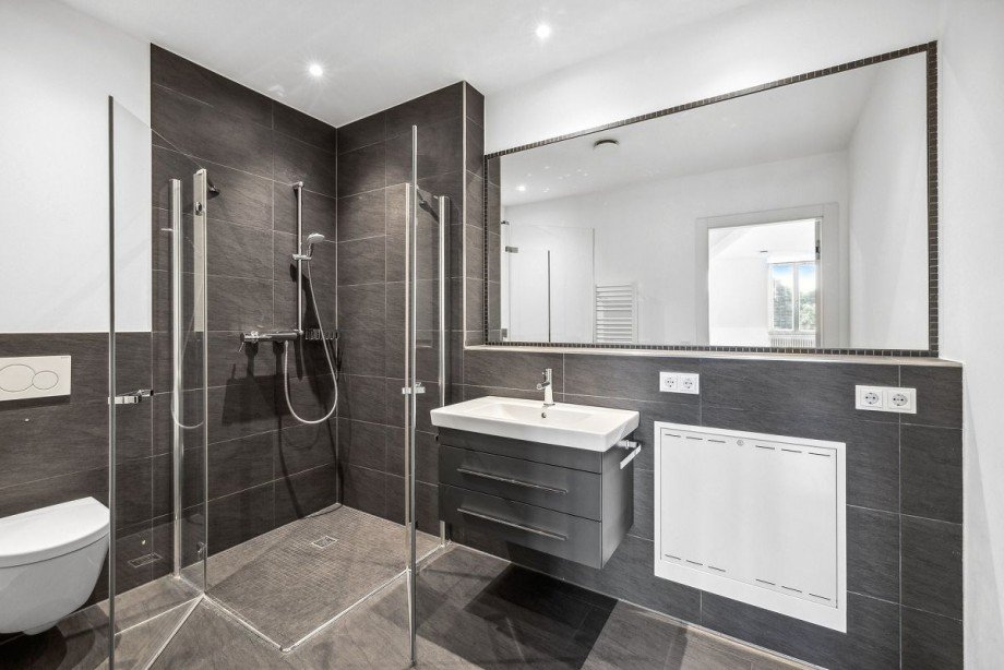 Bad - mit begehbarer Dusche Wohnung Bocholt
