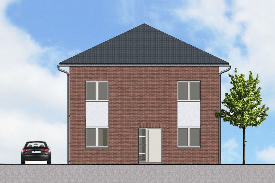 Ansicht Norden Einfamilienhaus Rhede