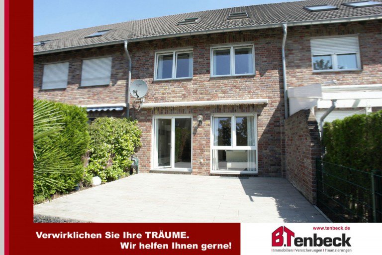 Terrasse Bocholt Reihenmittelhaus Einfamilienhaus mit Keller - N�he City von Bocholt!