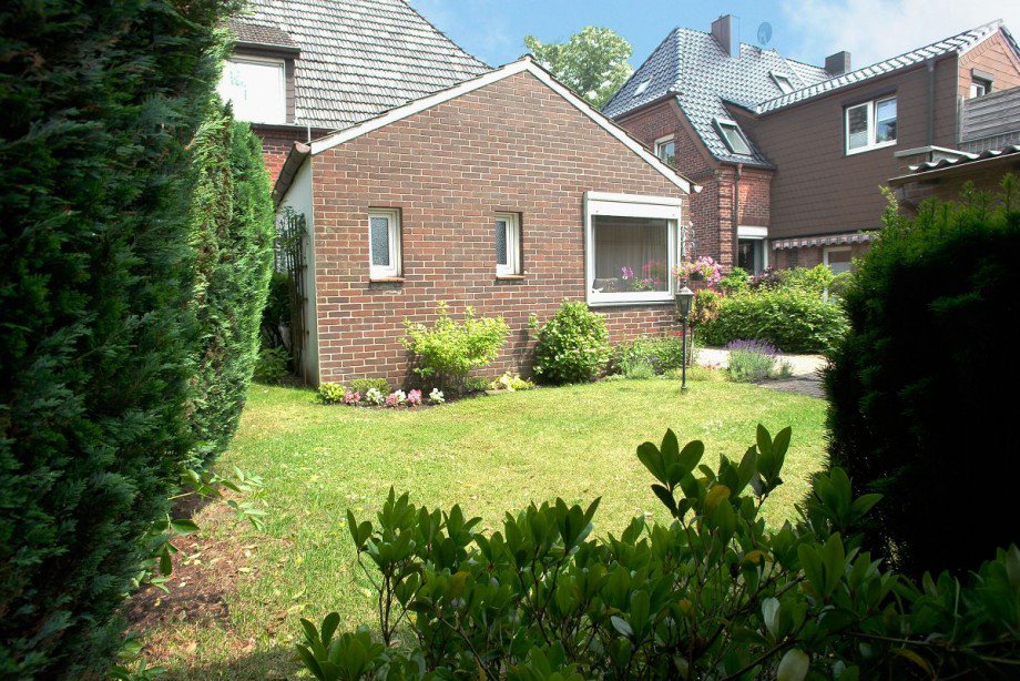 Garten Doppelhaush�lfte Bocholt