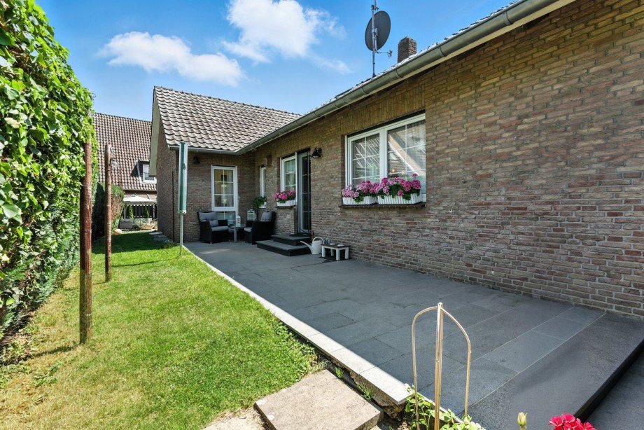 Terrasse - Garten Bungalow Isselburg