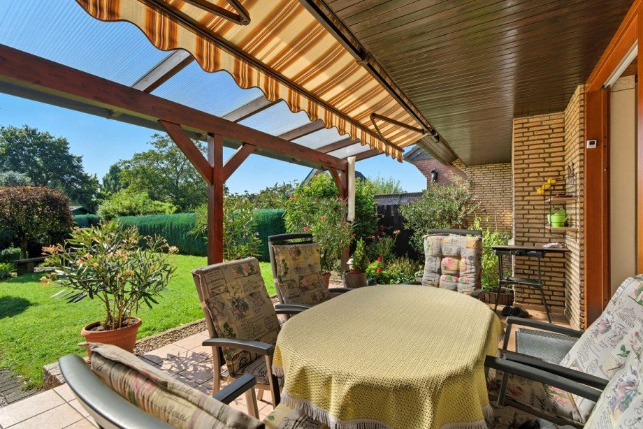 Terrasse Doppelhaush�lfte Isselburg-Werth