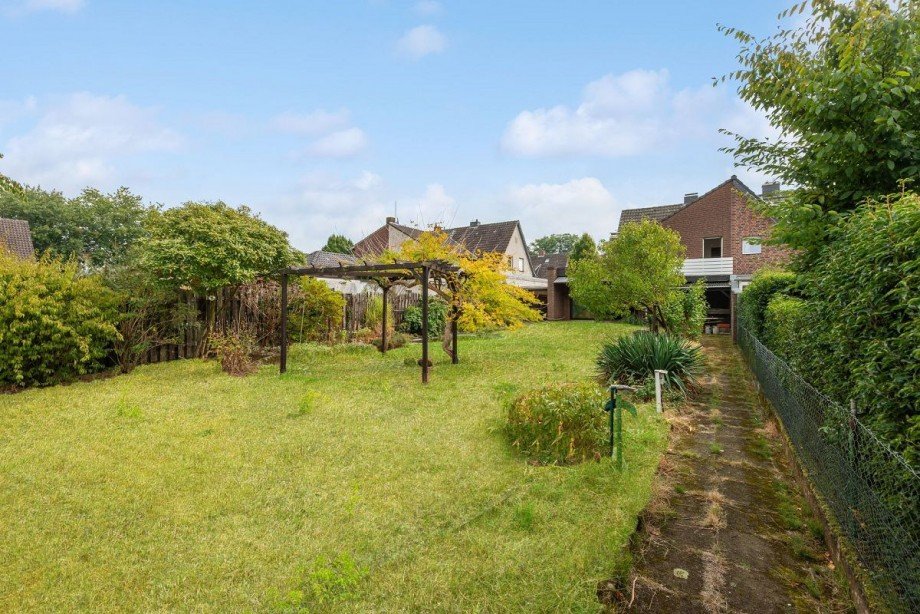 Garten Doppelhaush�lfte Bocholt