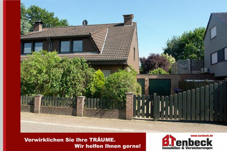 Ansicht des Hauses Bocholt-Liedern Doppelhaush�lfte Gro�z�gige Doppelhaush�lfte mit Keller und Garage in Bocholt-Liedern!