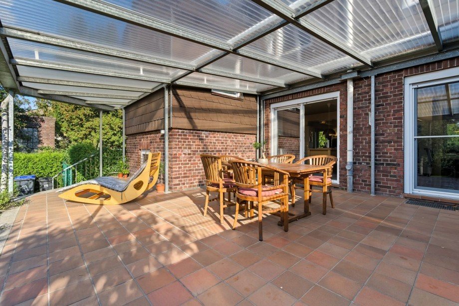�berdachte Terrasse Reihenendhaus Bocholt