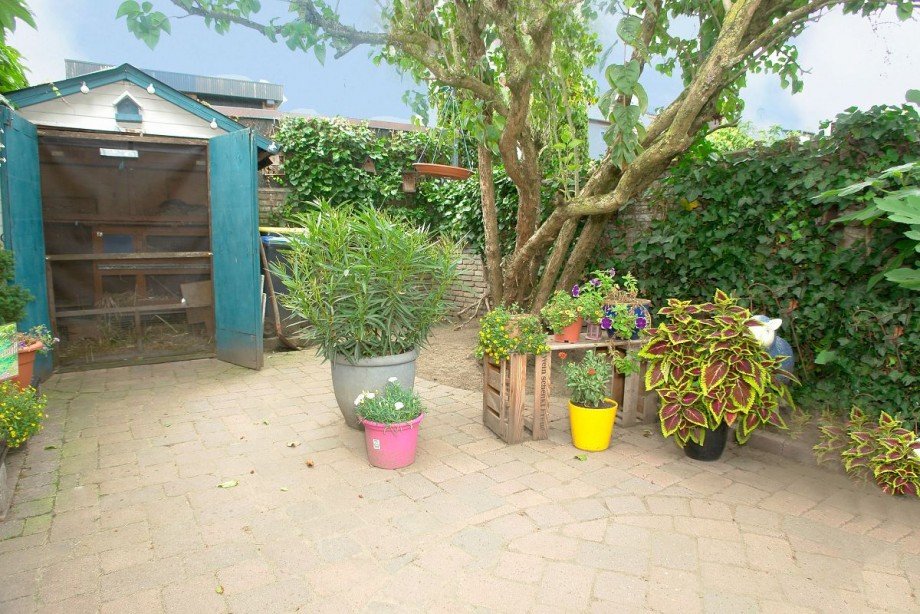 Garten Doppelhaush�lfte Bocholt