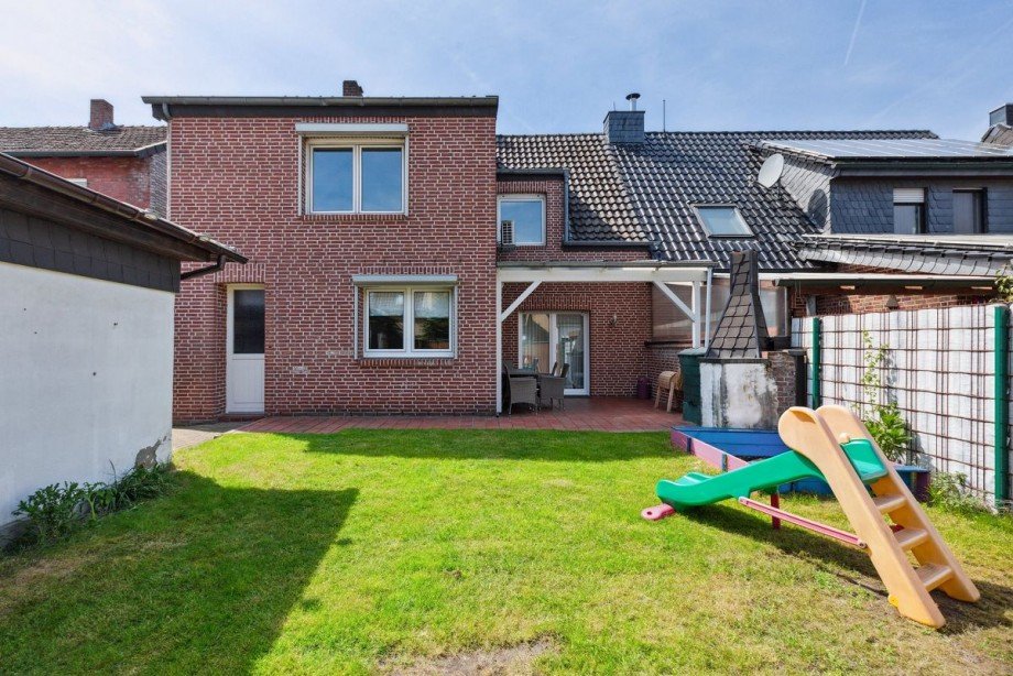 Garten Doppelhaush�lfte Bocholt