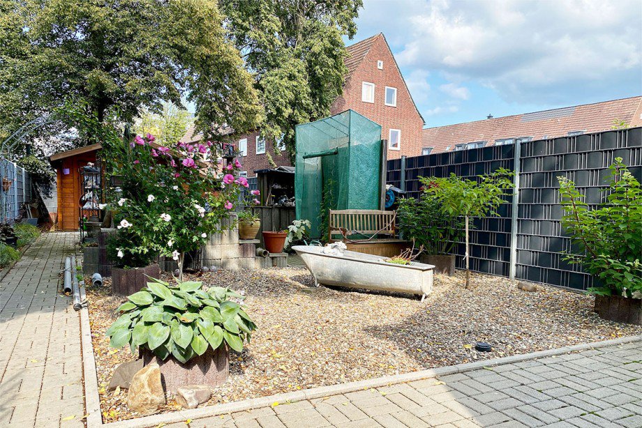 Garten Reihenendhaus Bocholt