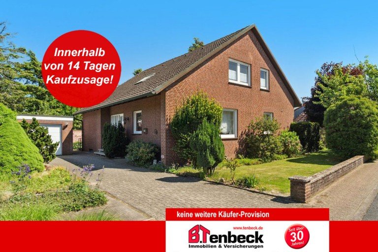 Ansicht des Hauses Isselburg Einfamilienhaus Freistehendes Einfamilienhaus mit Einliegerwohnung in ruhiger Lage von Isselburg-Werth!