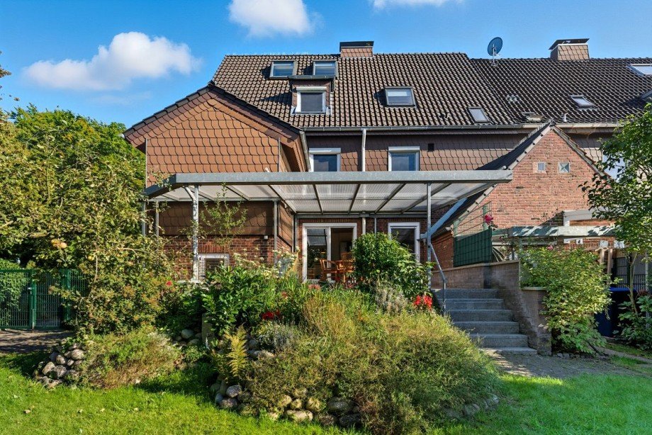 Garten-Terrasse Reihenendhaus Bocholt