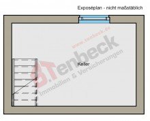 Grundriss - Keller G�nstige Doppelhaush�lfte in zentraler Lage von Bocholt!!!