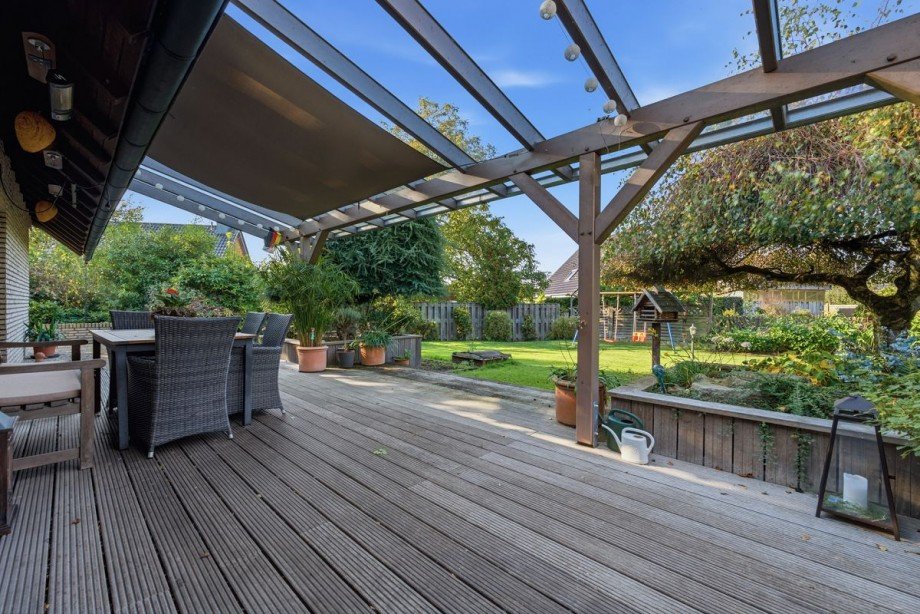 gro�e �berdachte Terrasse Einfamilienhaus Isselburg