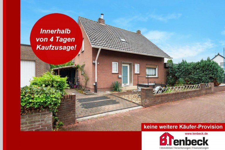 Ansicht des Hauses Bocholt Haus Einfamilienhaus mit Sanierungsbedarf in Bocholt!