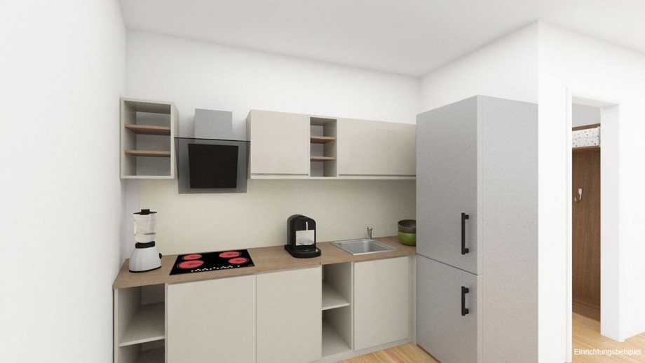 Einrichtungsbeispiel - Kochen Wohnung Bocholt