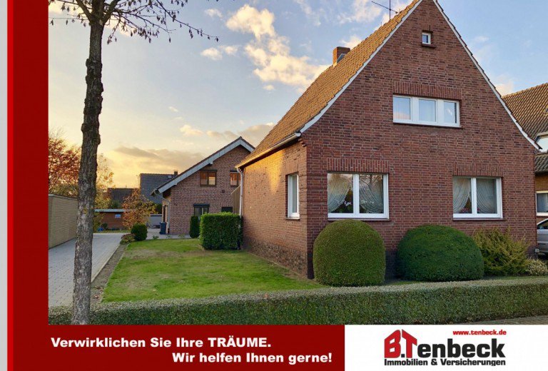 Ansicht des Hauses Bocholt Einfamilienhaus Freistehendes Einfamilienhaus mit Keller und Garage in Bocholt-Mussum!!!+++