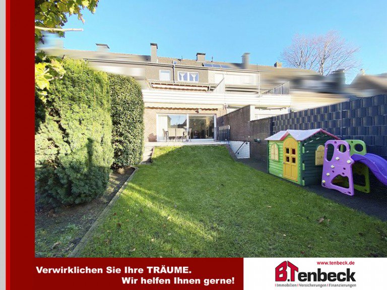 Ansicht - Garten Bocholt Reihenmittelhaus Reihenhaus mit viel Platz f�r die Familie in Bocholt!