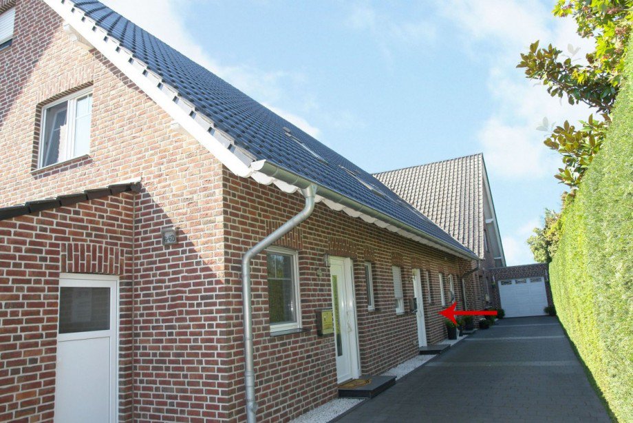 ... Eingang Reihenmittelhaus Bocholt