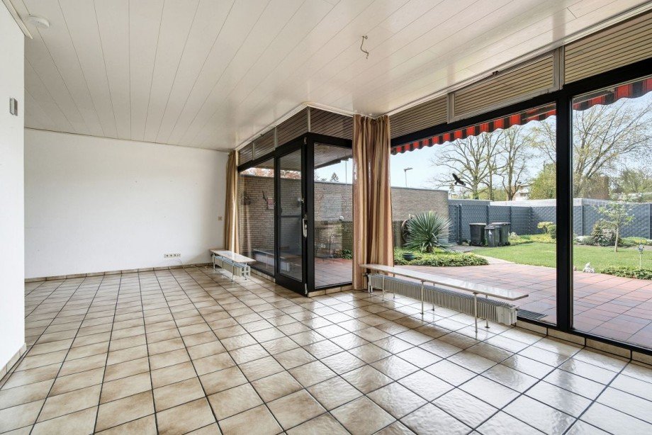 Wohnen-Essen mit Blick in den Garten Bungalow Bocholt