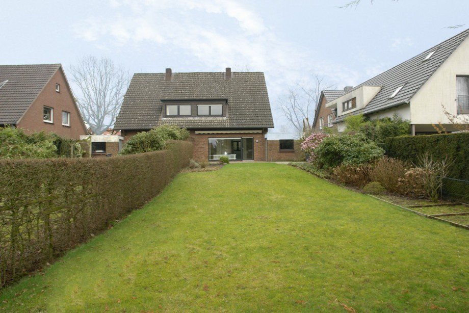 ... Ansicht - Garten Doppelhaush�lfte Rhede