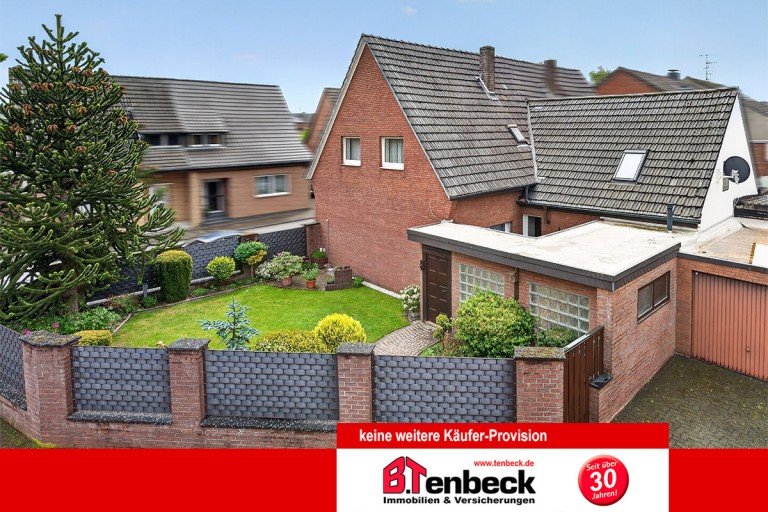 Luftbild Bocholt Doppelhaush�lfte Gepflegte Doppelhaush�lfte mit Keller und Garage in Bocholt!