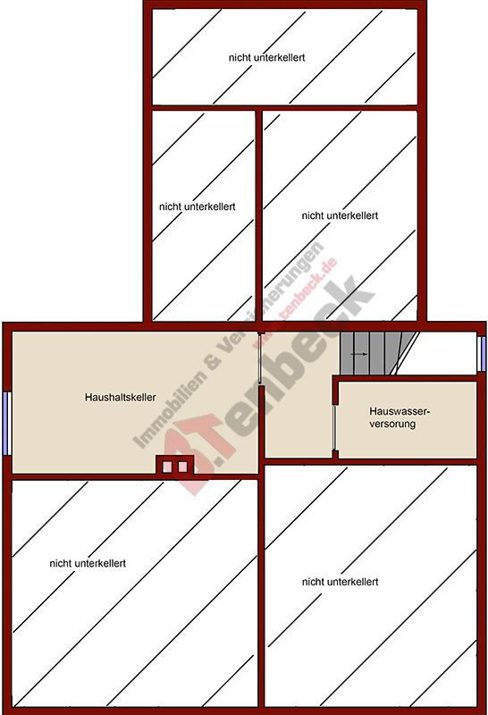 Grundriss - Keller Einfamilienhaus Bocholt