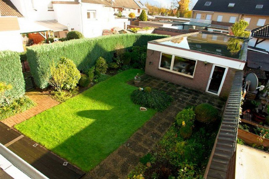 ... Blick auf Garten Einfamilienhaus Bocholt