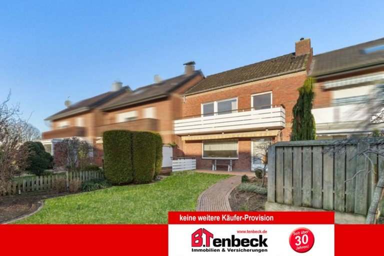 Ansicht - Garten Hamminkeln-Dingden Reihenmittelhaus Reihenhaus mit gro�em S�d-Westgrundst�ck in guter Lage von Hamminkeln-Dingden!