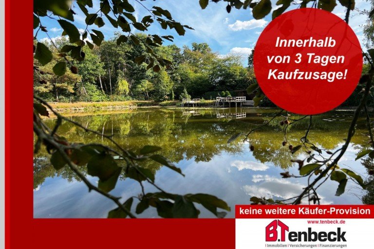 Teich Rhede Grundst�ck Erholung pur... ! Freizeitgrundst�ck mit Teichanlage in Rhede!