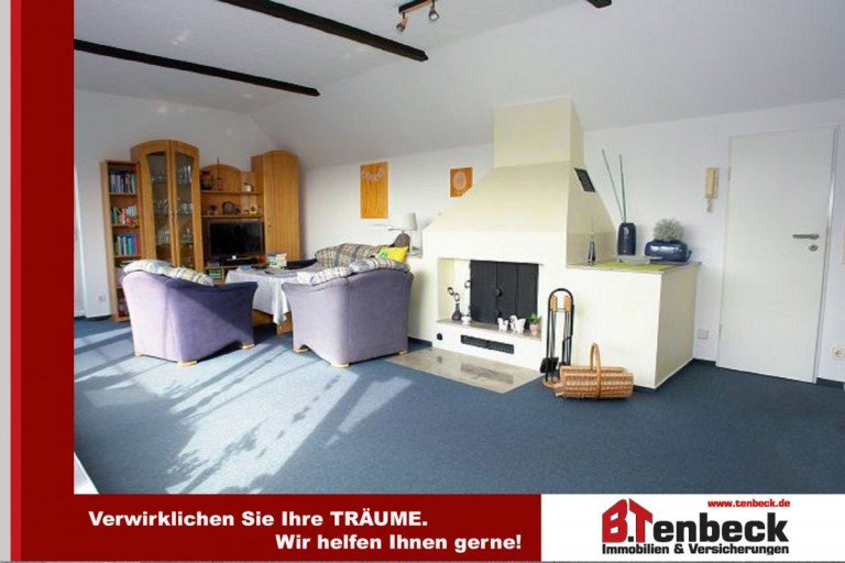 Ansicht Wohnen Bocholt Wohnung Junges Wohnen, Maisonette Wohnung mit Kamin in ruhiger City-Lage in Bocholt!