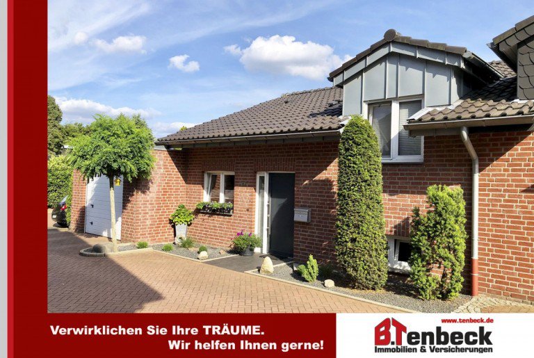 Ansicht des Hauses Bocholt Doppelhaush�lfte Doppelhaush�lfte mit Garage in Top Lage von Bocholt-Lowick!