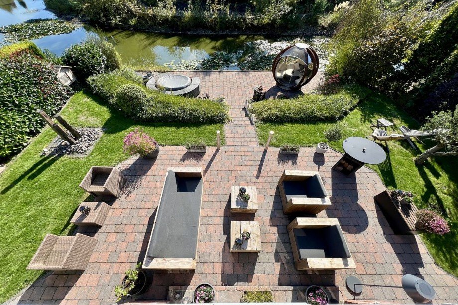 Aussicht - Dachterrasse Einfamilienhaus Borken