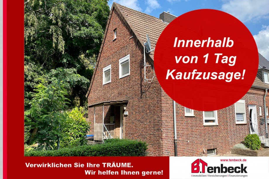 Rahmen - Ansicht Reihenendhaus Bocholt