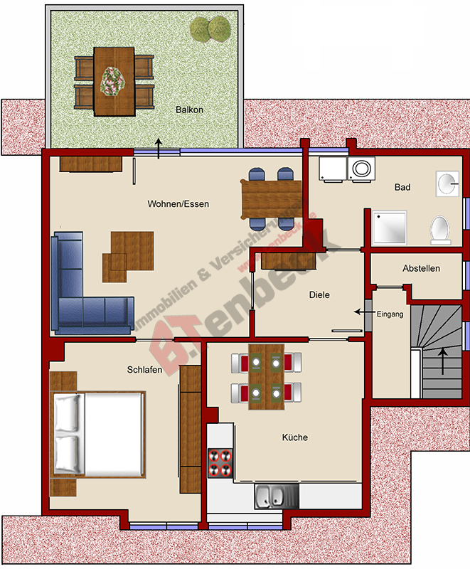 Grundriss - Wohnung Wohnung Bocholt