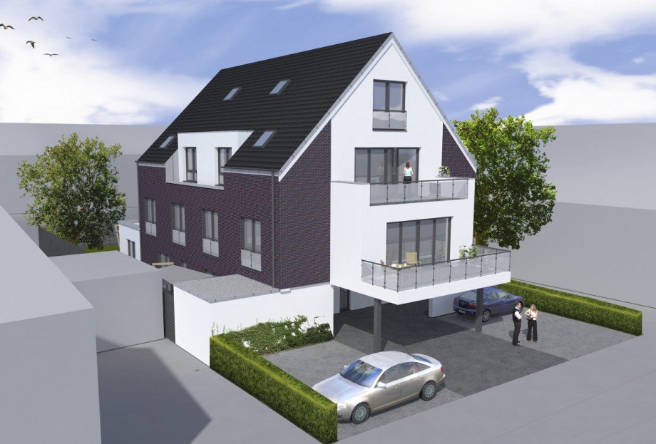 Ansicht des Hauses Wohnung Bocholt