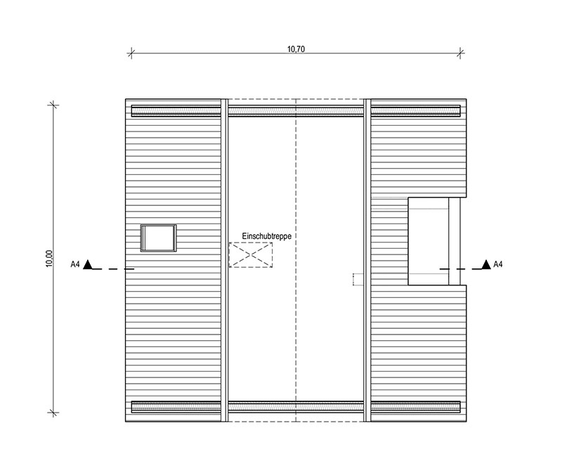 Grundriss - Dachgeschoss Einfamilienhaus Bocholt