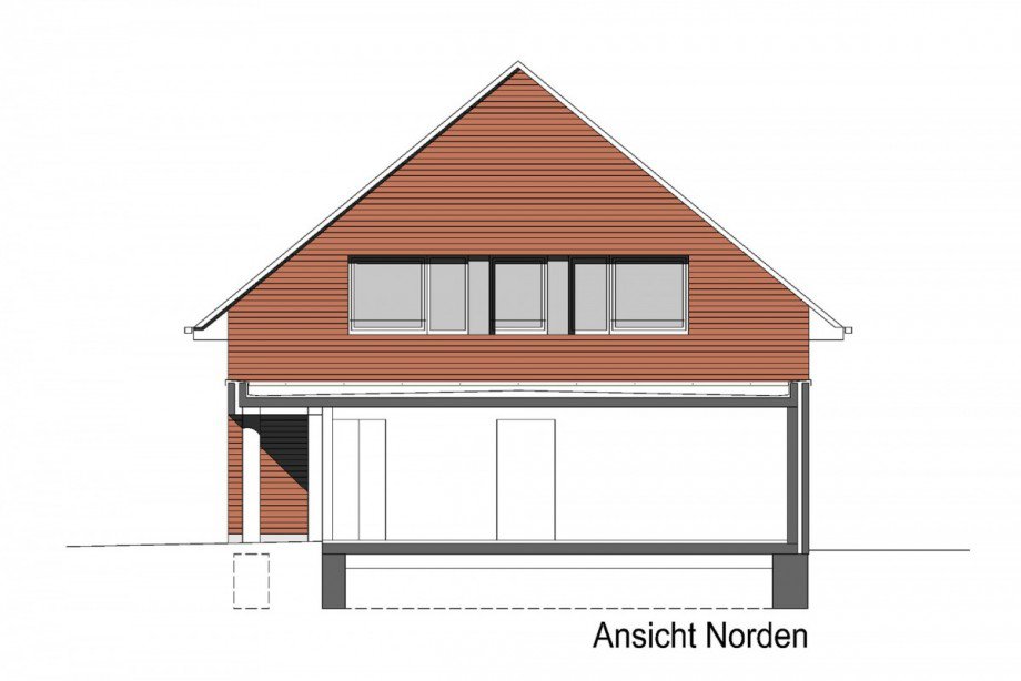 Ansicht - Norden Einfamilienhaus Bocholt