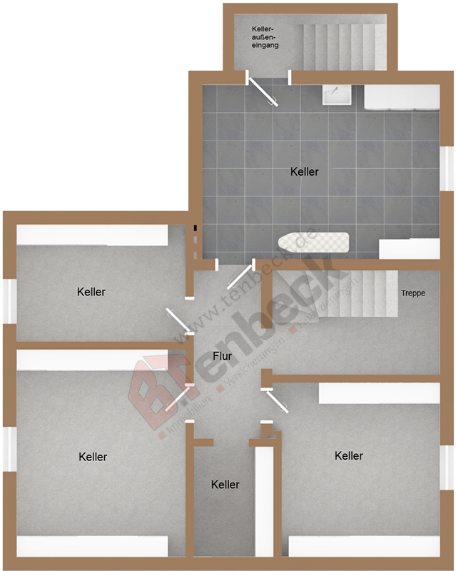 Grundriss - Keller Einfamilienhaus Isselburg