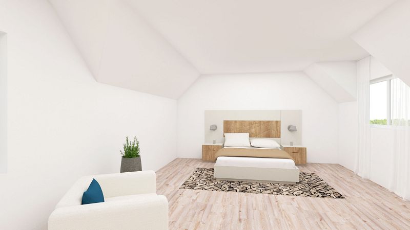 Einrichtungsbeispiel Elternzimmer Doppelhaush�lfte Bocholt