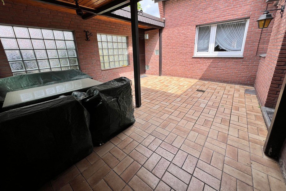 Terrasse Doppelhaush�lfte Bocholt