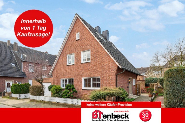 Ansicht des Hauses Bocholt Einfamilienhaus Freistehendes Einfamilienhaus in zentraler Wohnlage von Bocholt!