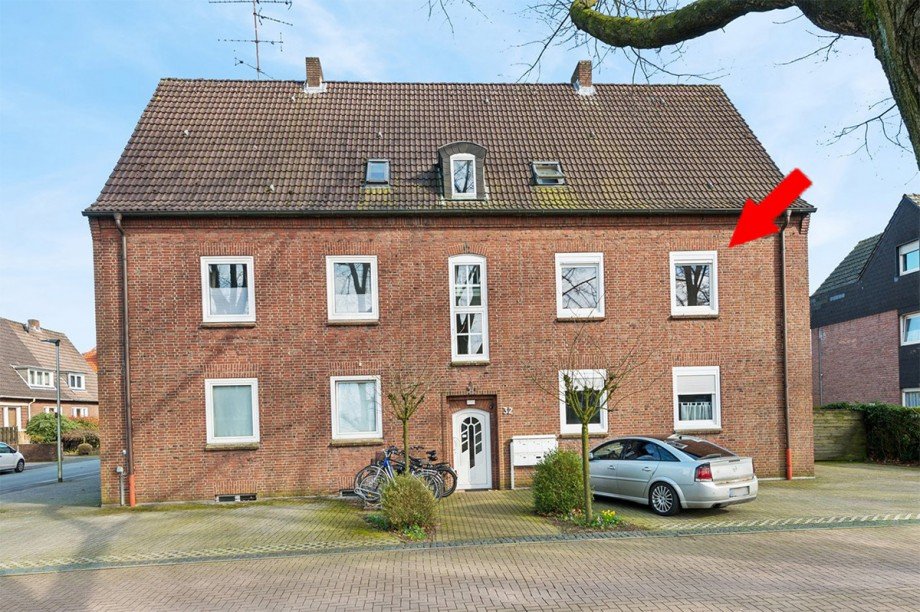 Ansicht des Hauses Wohnung Bocholt