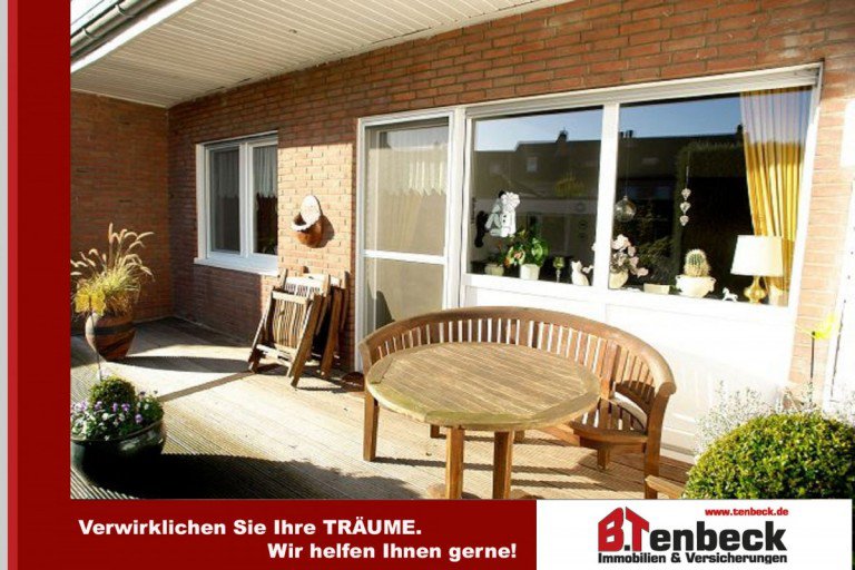 ... Ansicht Terrasse Bocholt Einfamilienhaus Einfamilienhaus in ruhiger und zentraler Lage von Bocholt!