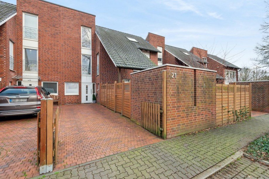 Ansicht vorne Reihenmittelhaus Bocholt