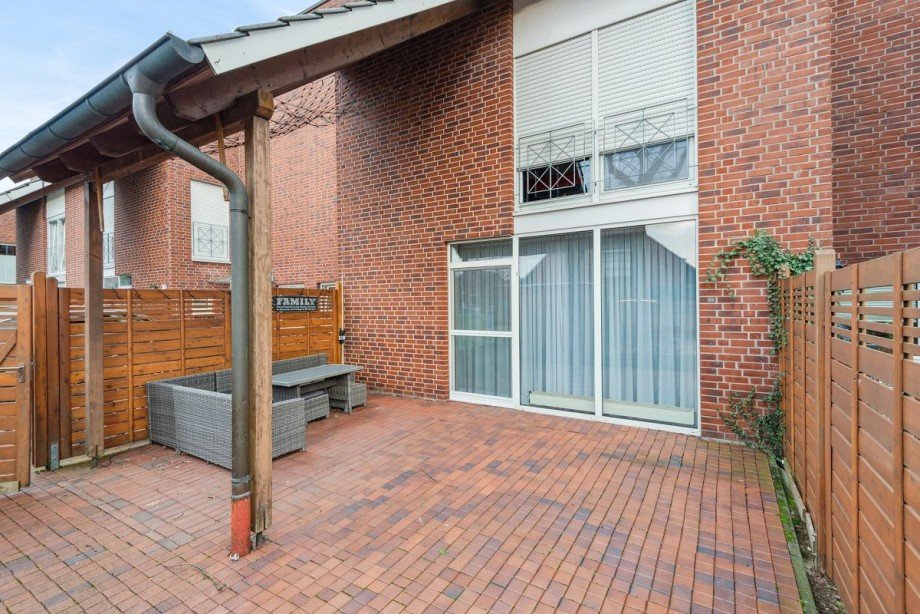 Terrasse vorne Reihenmittelhaus Bocholt