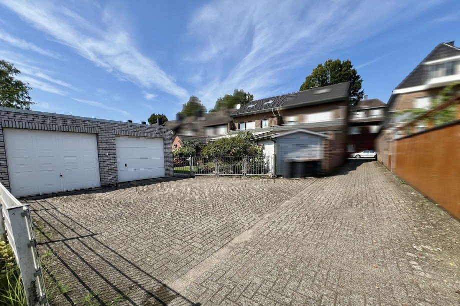 Zufahrt - Garage Reihenmittelhaus Bocholt