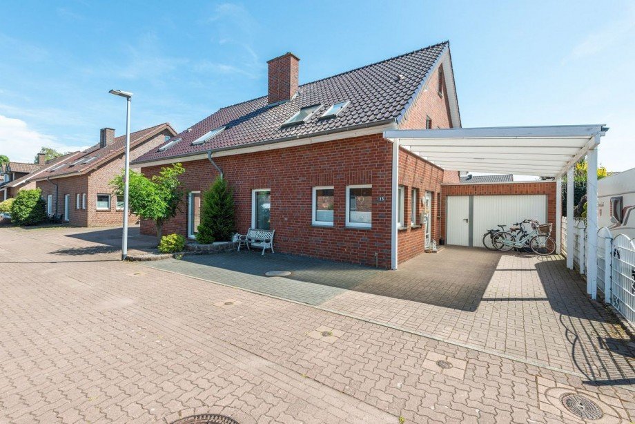 Ansicht des Hauses Doppelhaush�lfte Bocholt