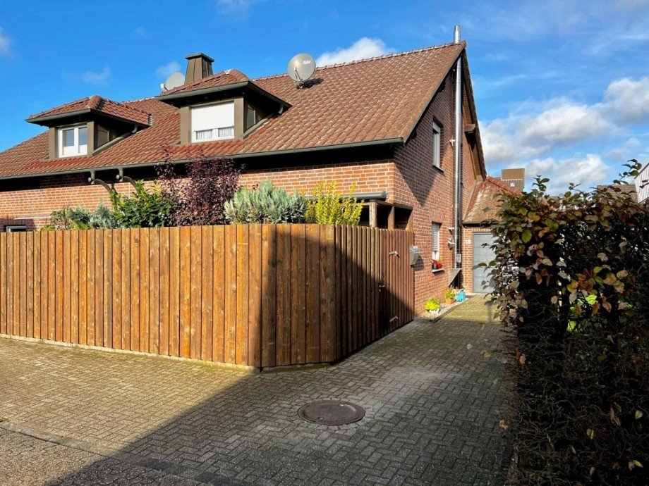 Ansicht des Hauses Doppelhaush�lfte Bocholt