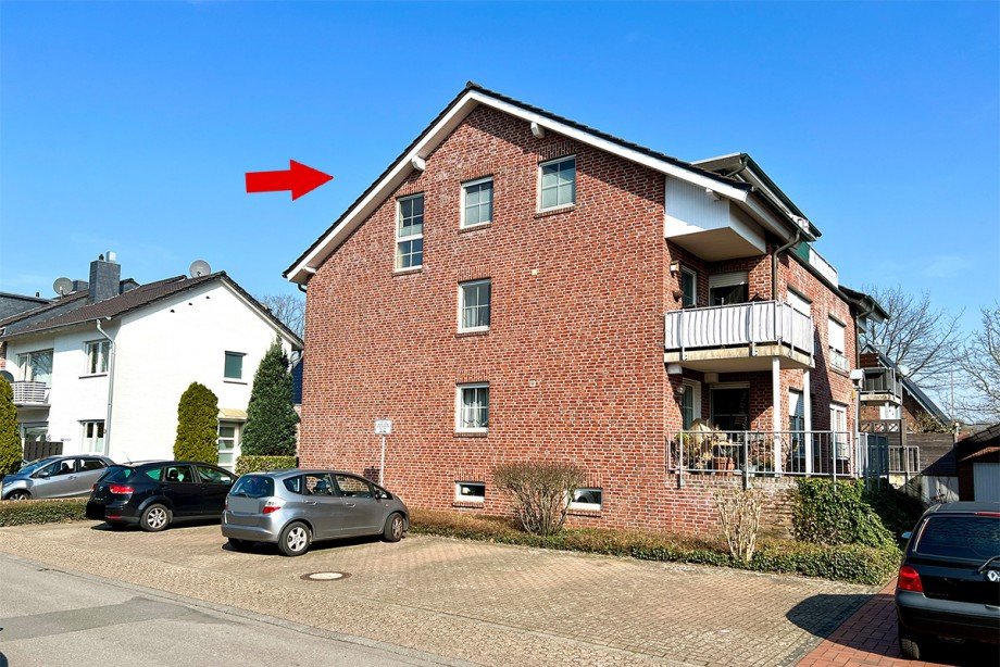 Lage Wohnung - Ansicht Wohnung Bocholt